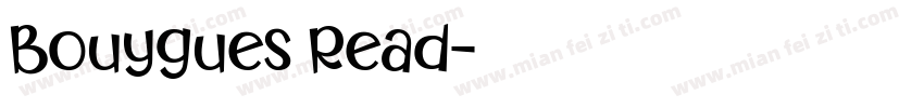 Bouygues Read字体转换